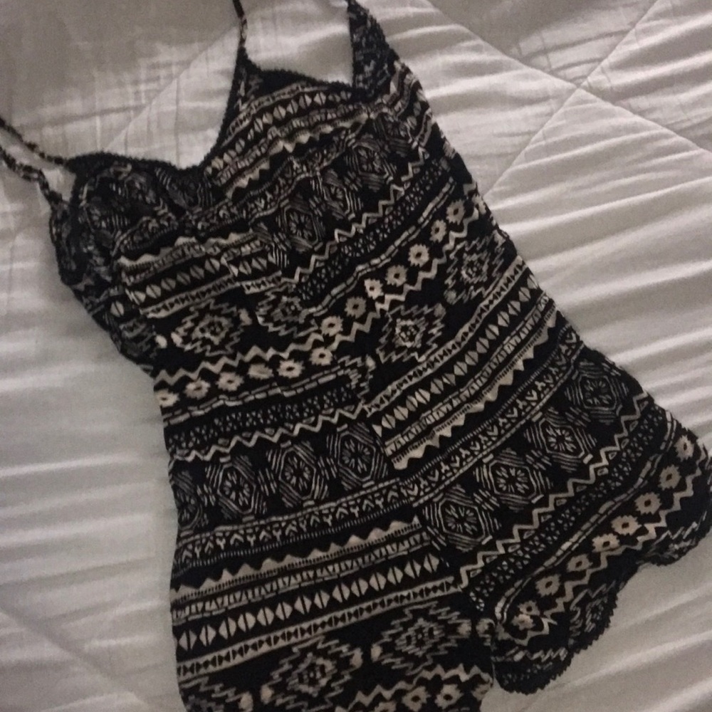 Blk & cream colored ROMPER